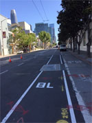 [Temp bike lane]